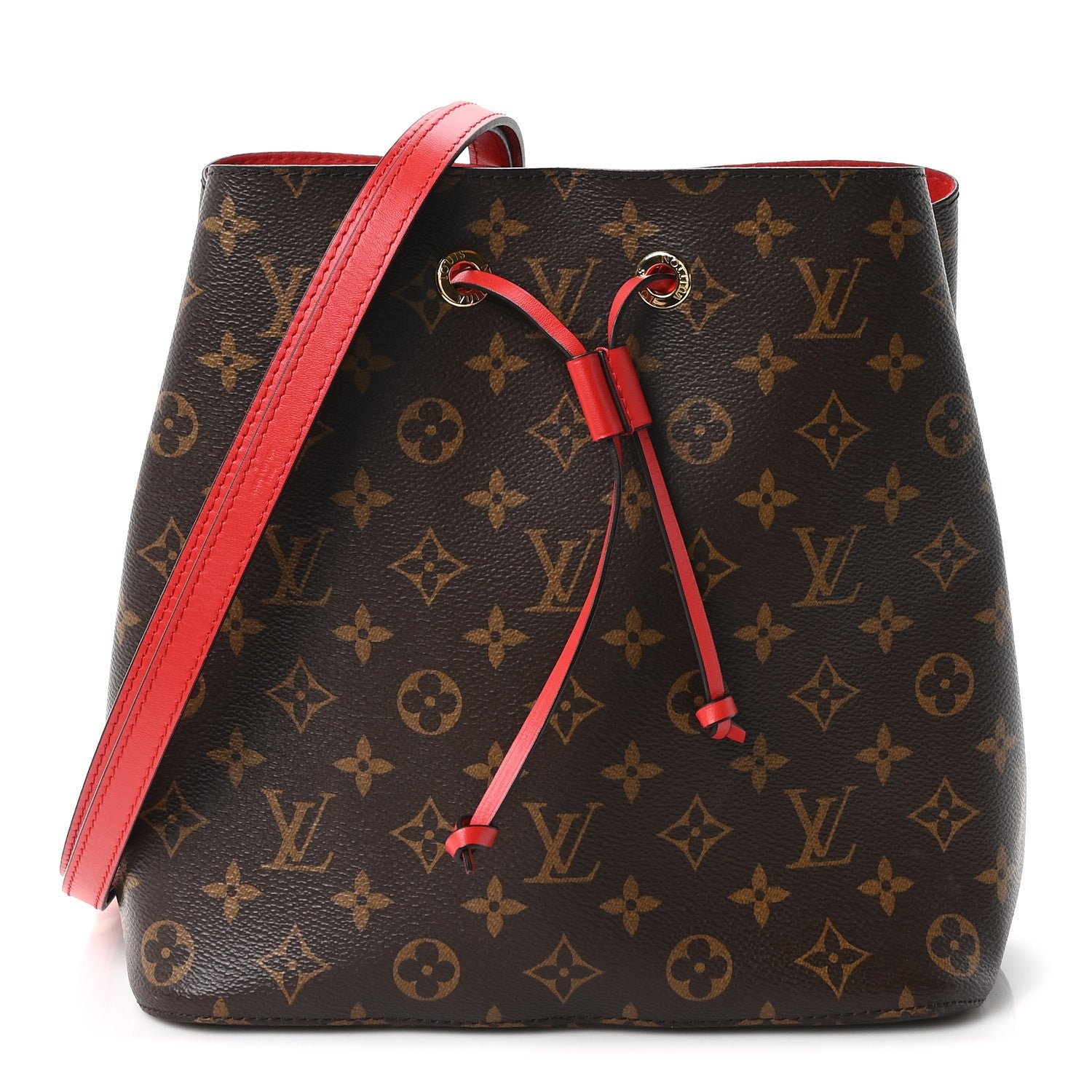 Louis Vuitton Louis Vuitton Monogram Neonoe MM Coquelicot