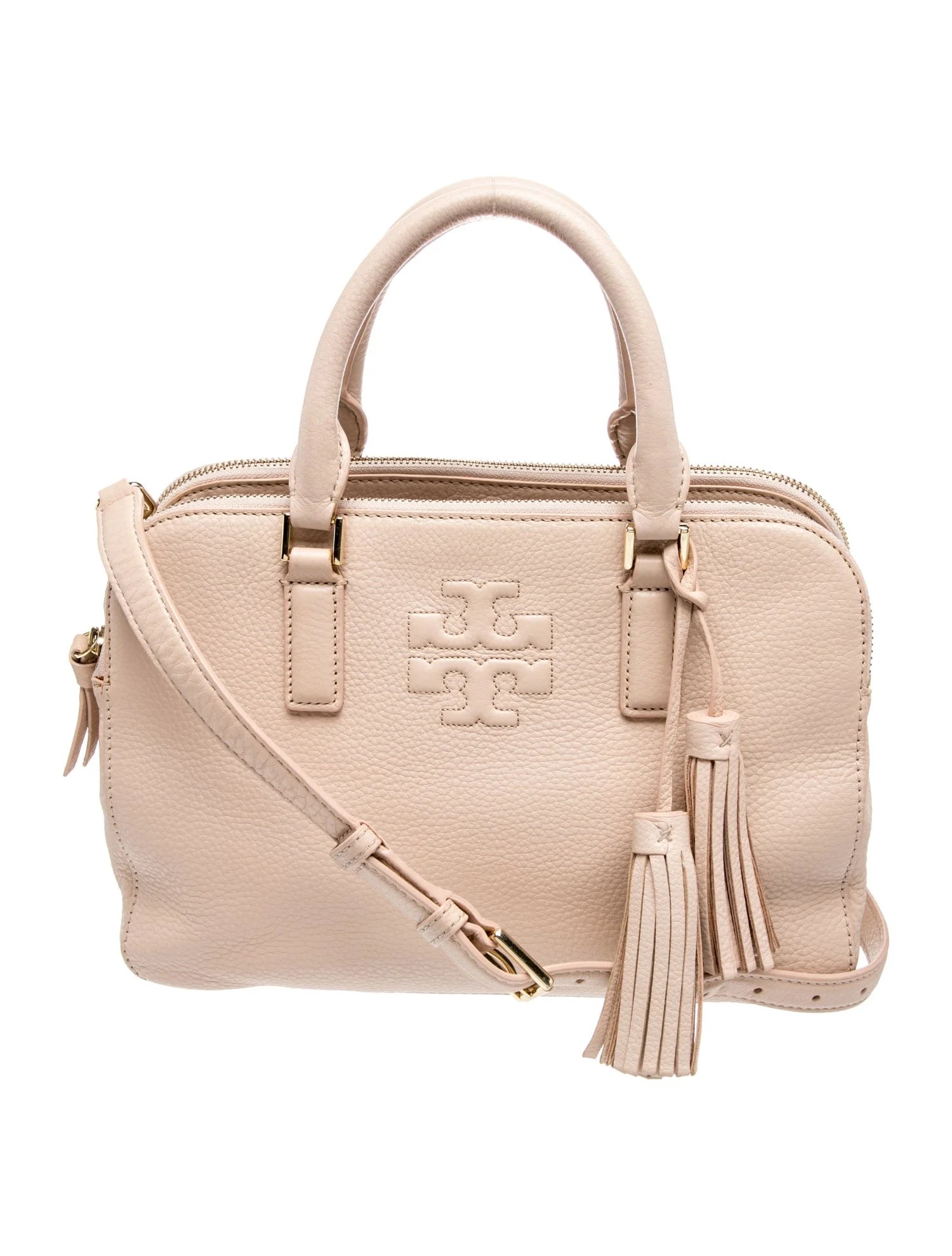 Leather Top Handle Bag
