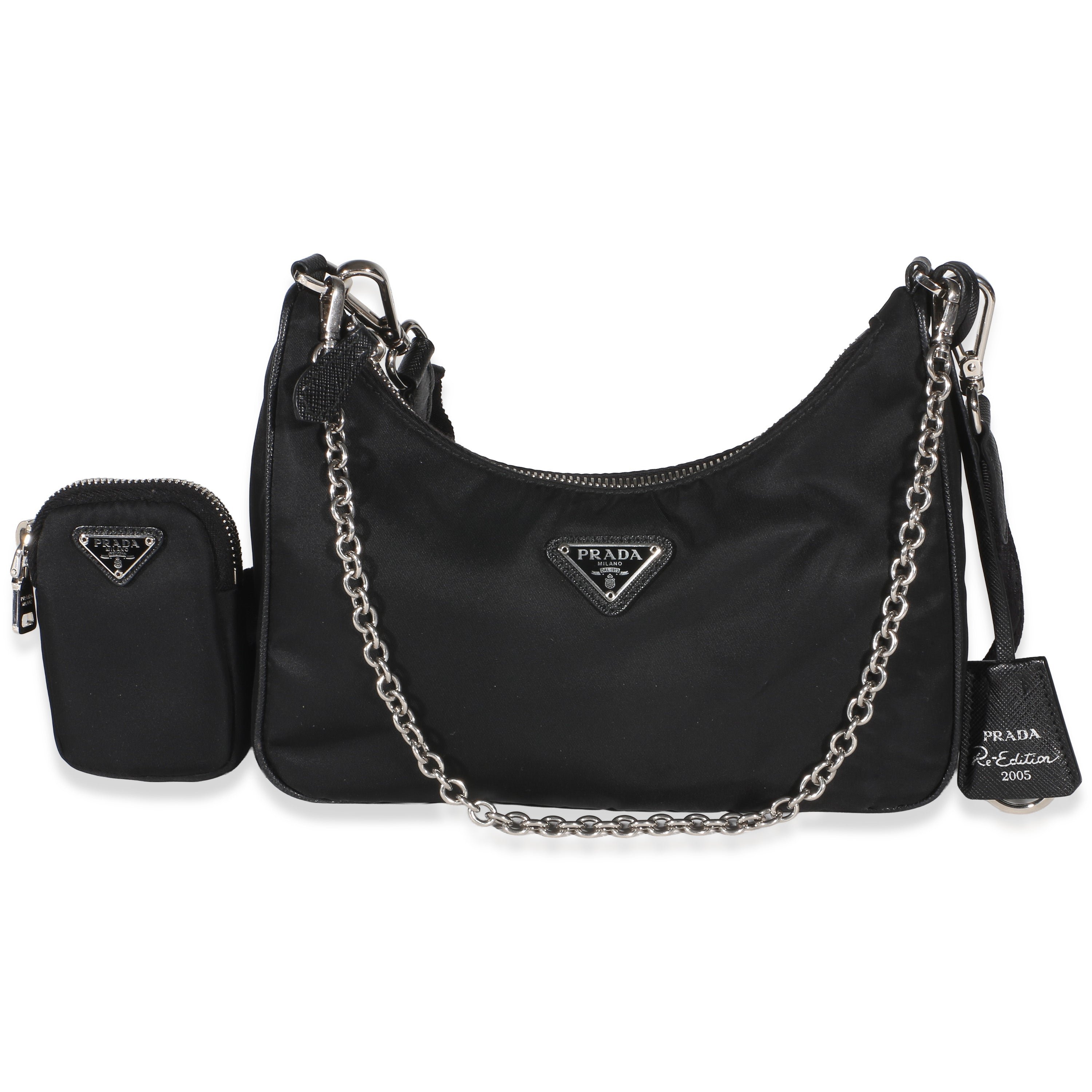 Black Re-Nylon Re-Edition 2005 Bag
