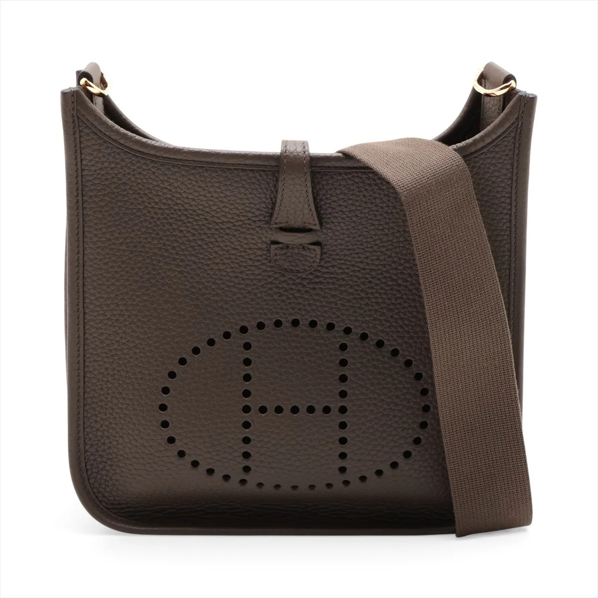 Hermès evelyn 3 23 Taurillon Clemence Wehrroden Gold Metal Fittings