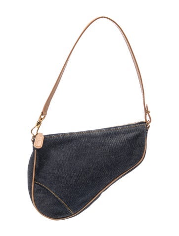 Denim Saddle Pochette