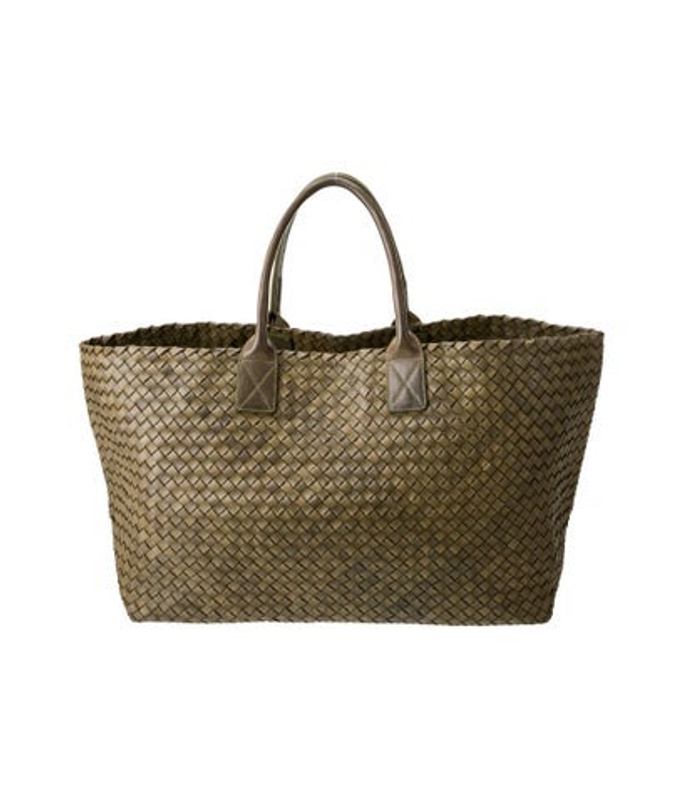 Bottega Veneta Veneta Intrecciato Cabat Large Vintage