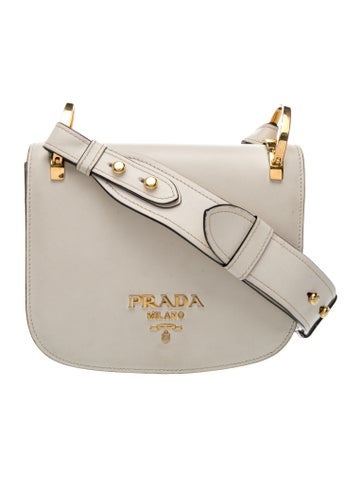 Prada City Calf Leather Shoulder Bag