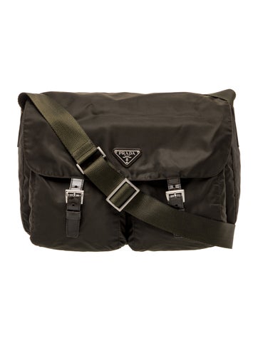 Tessuto Nylon Messenger Bag