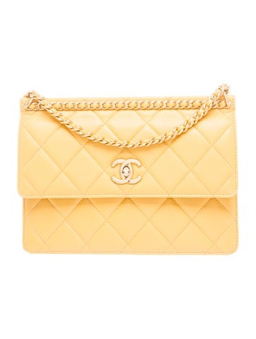 Chain Frame Flap Bag
