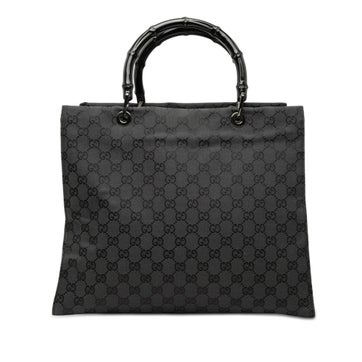GG Canvas Bamboo Handbag