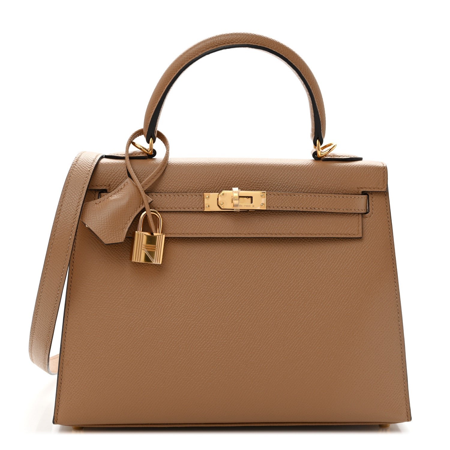 Hermes Epsom Kelly Sellier 25 Chai