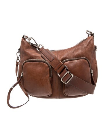 Vitello Daino Leather Shoulder Bag Vintage
