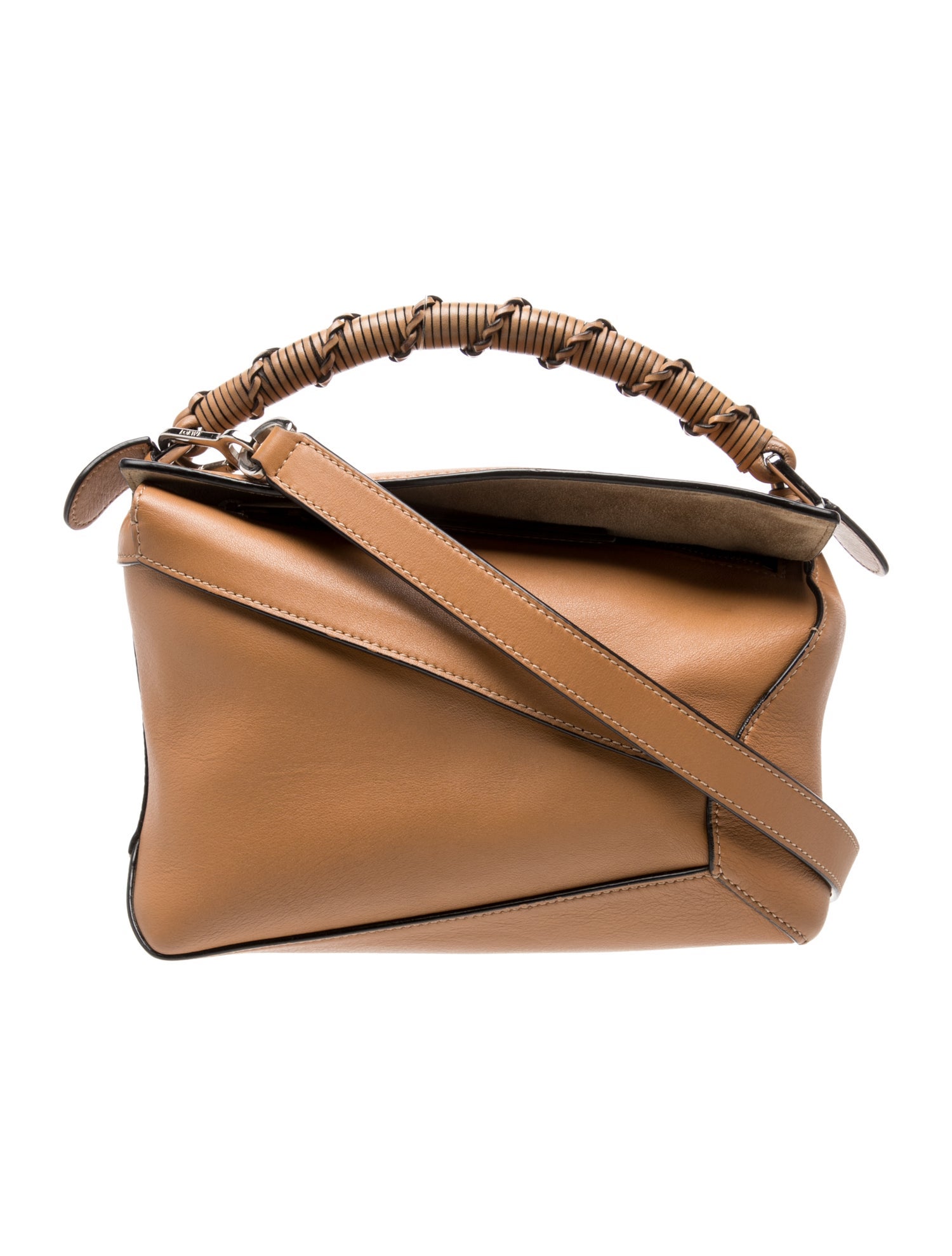 Leather Top Handle Bag