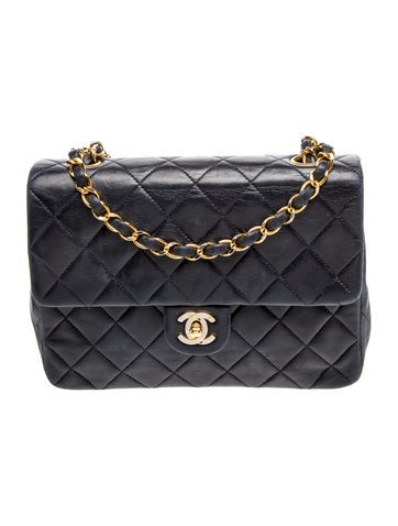 Quilted Square Flap Bag