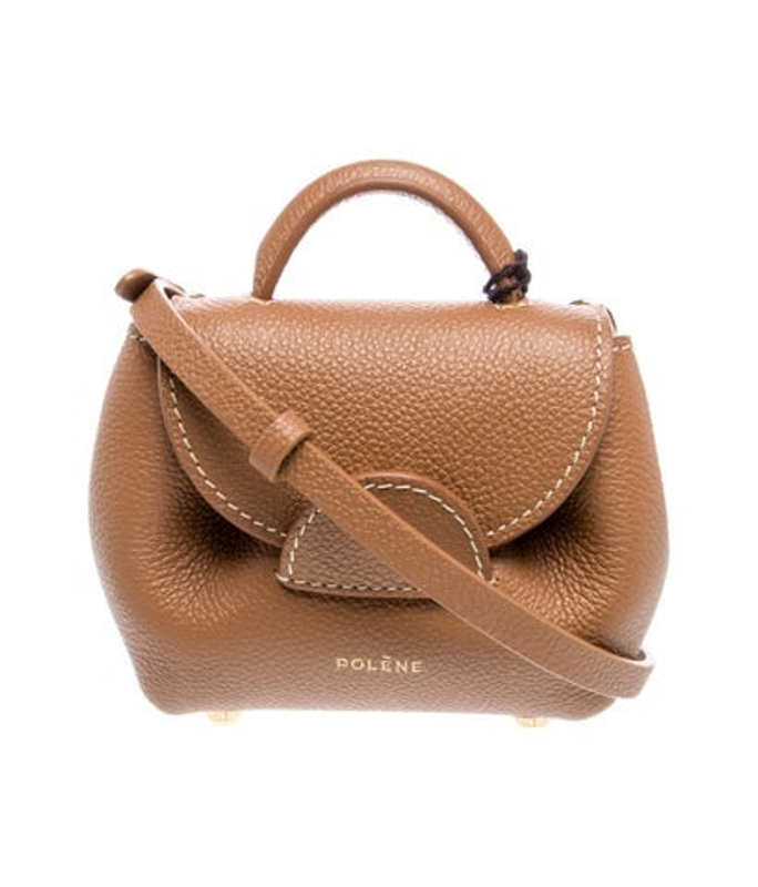 Polene Leather Crossbody Bag