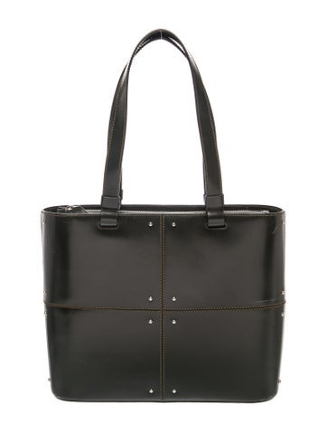 Leather Top Handle Bag