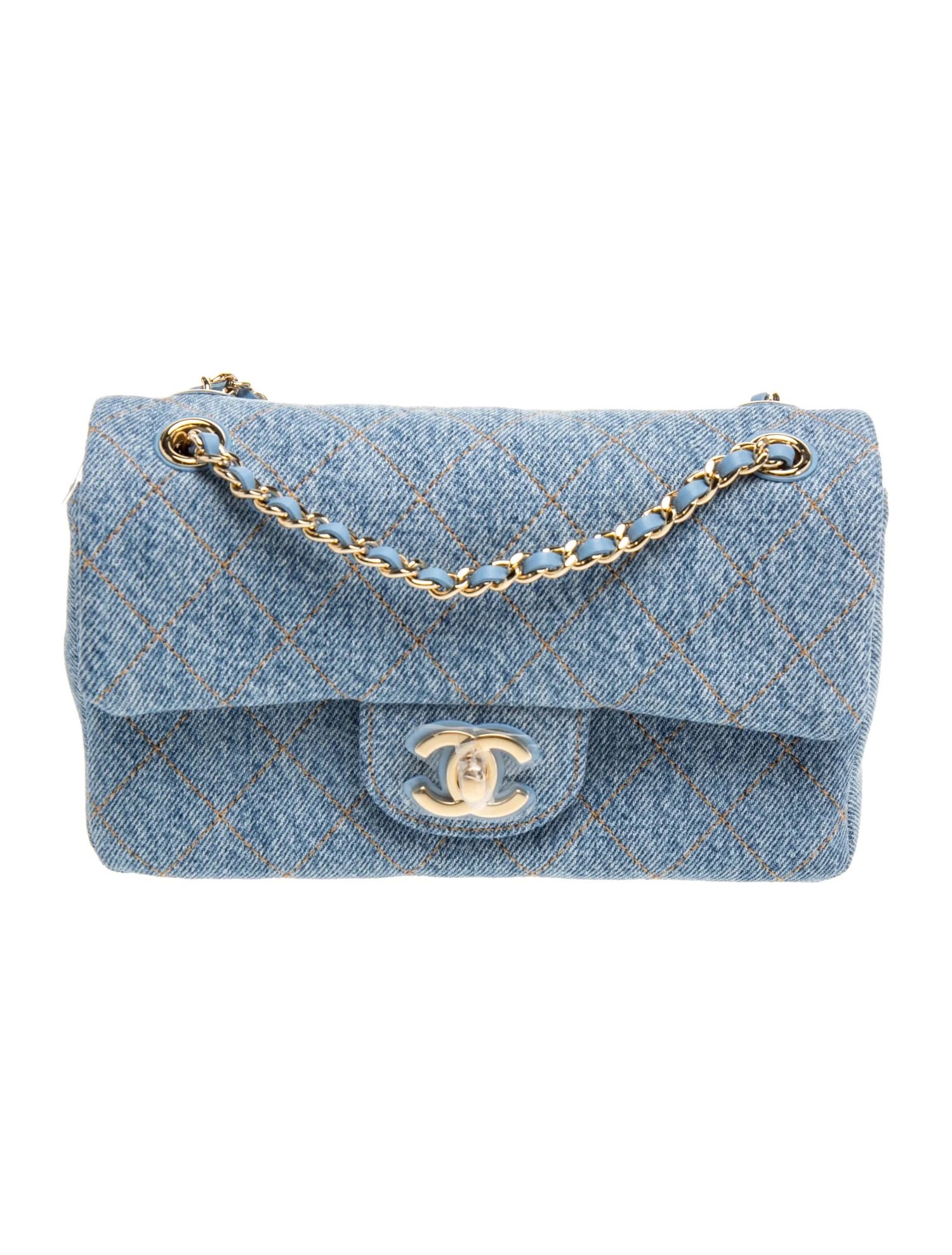 2026 Souplissimo Denim Mini Flap Bag w/Tags