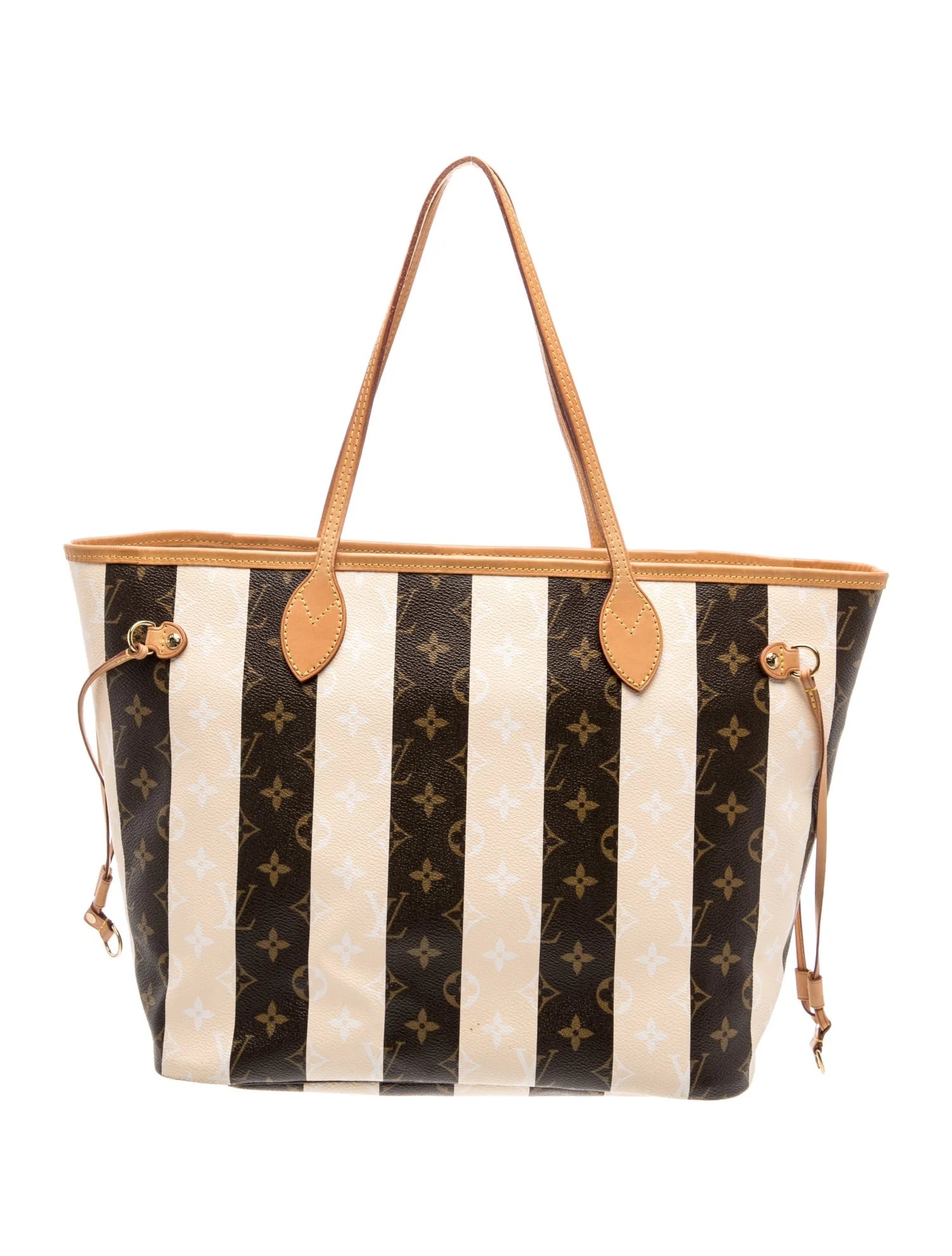 LV Monogram Rayures Neverfull MM