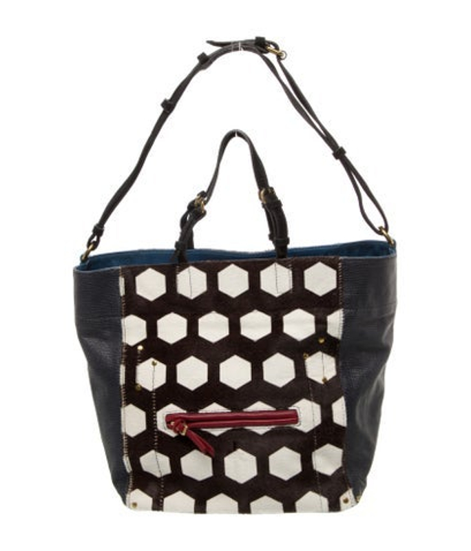 Jerome Dreyfuss Dreyfuss Ponyhair Top Handle Bag