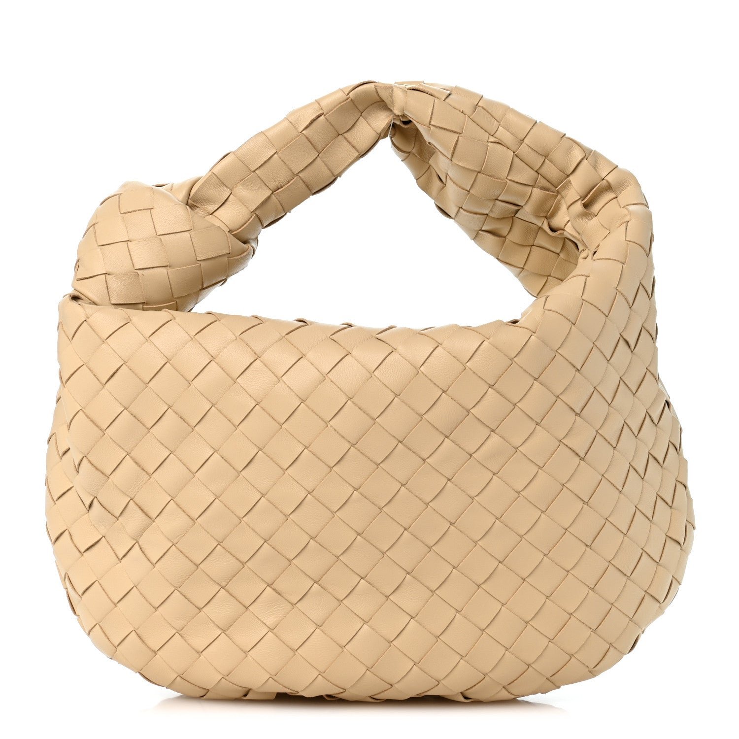 Bottega Veneta Nappa Intrecciato Teen Jodie Hobo Porridge