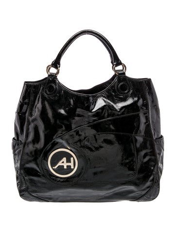 Anya Hindmarch Patent Leather Top Handle Bag