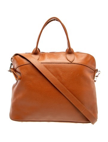 Leather Top Handle Bag