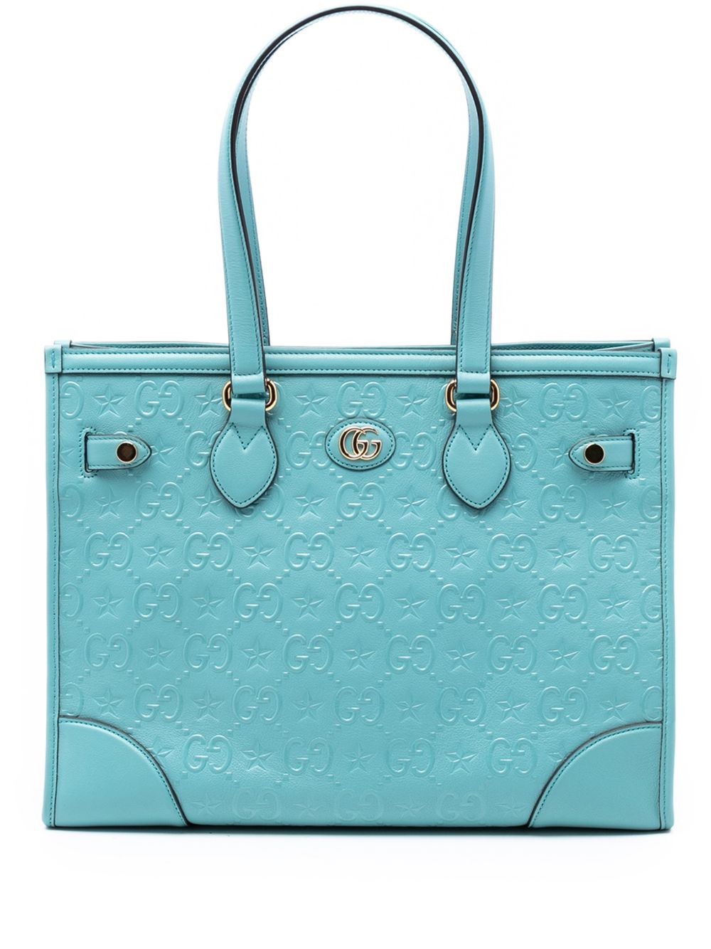 2016-2025 GG Star Embossed Leather tote bag