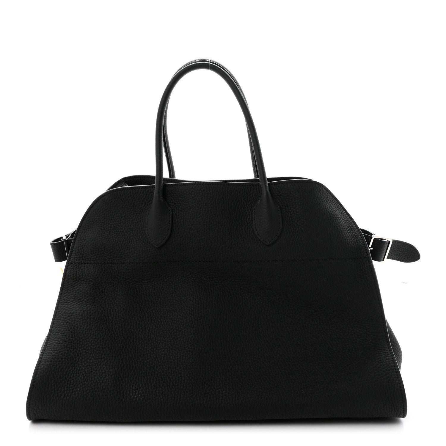 The Row Matte Grained Calfskin Soft Margaux 15 Black