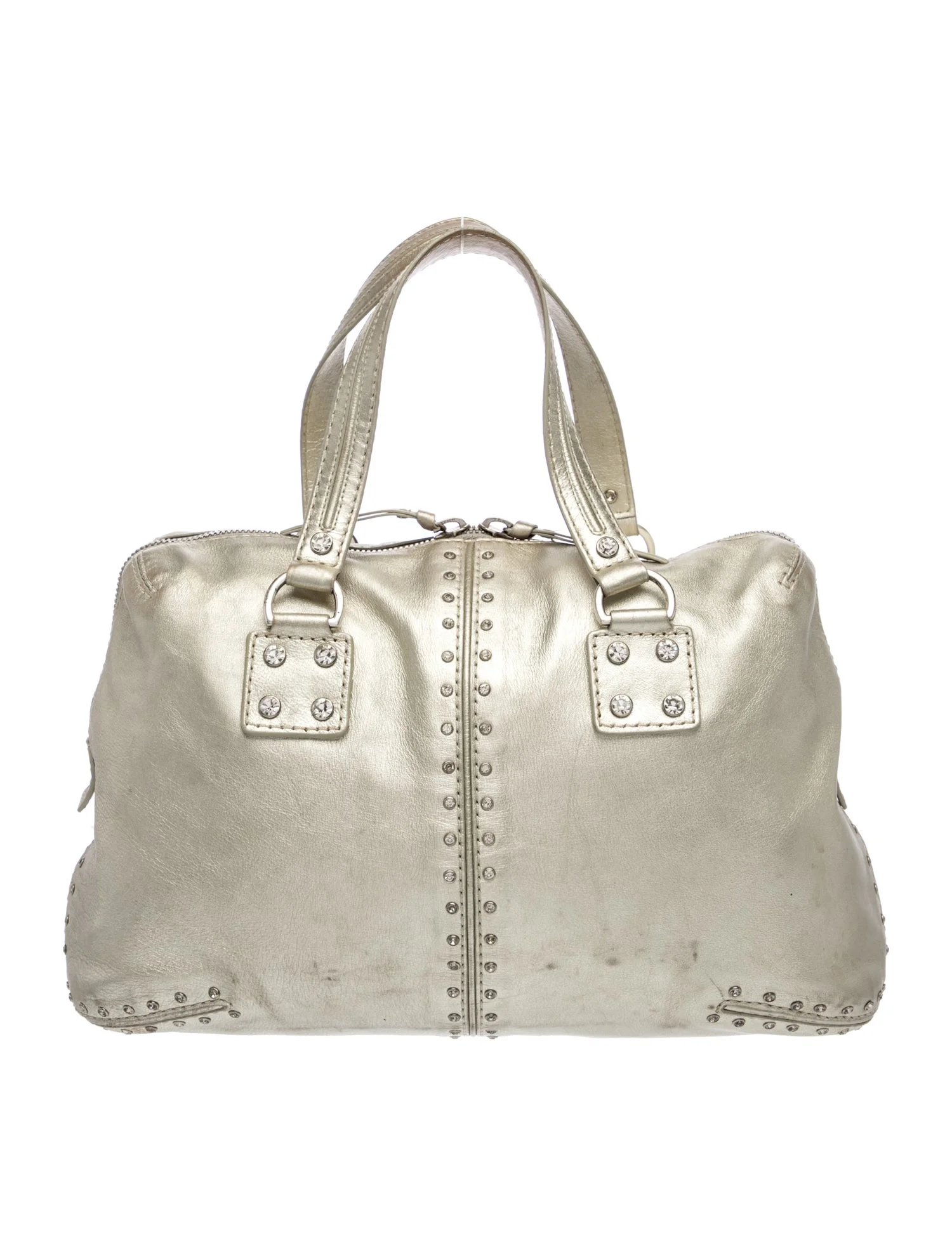 Leather Top Handle Bag