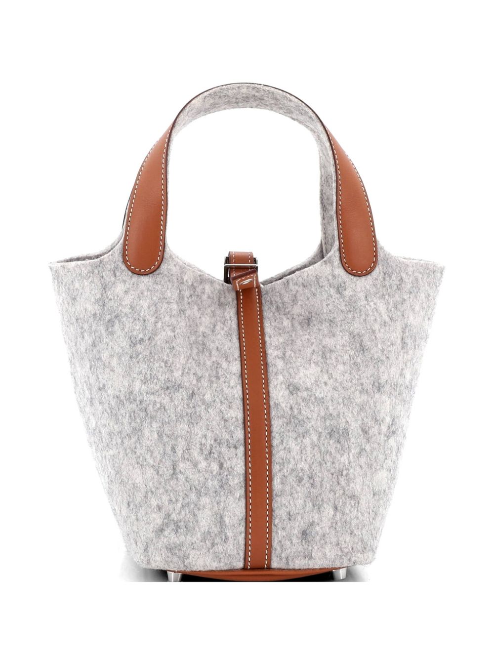 Picotin Lock Bag Felt with Leather PM bucket bag