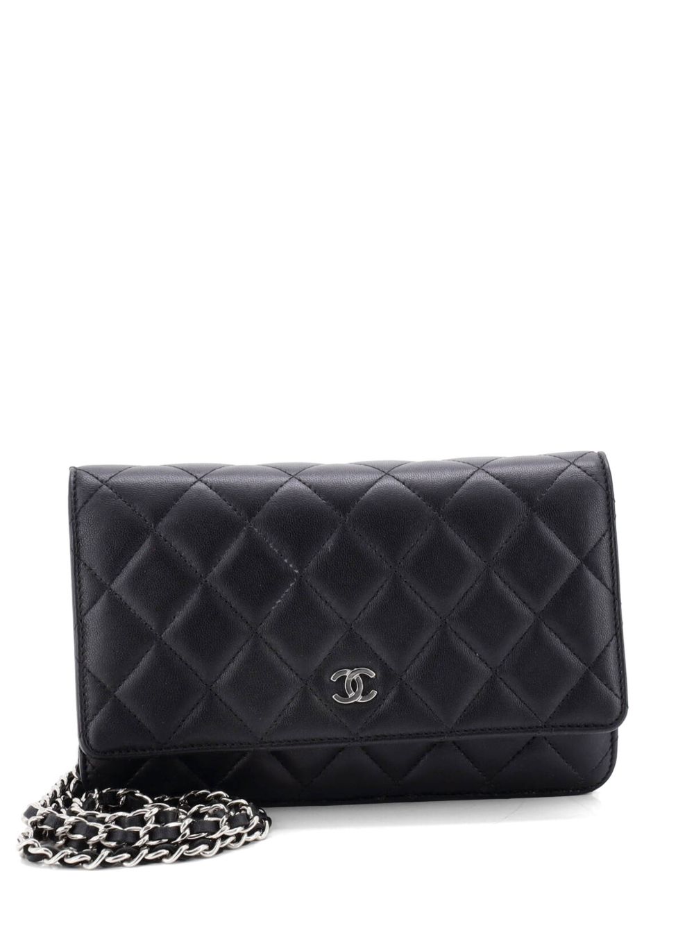 Wallet on Chain Quilted Lambskin crossbody bag