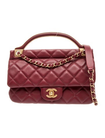 Small Lady Handle Flap Bag