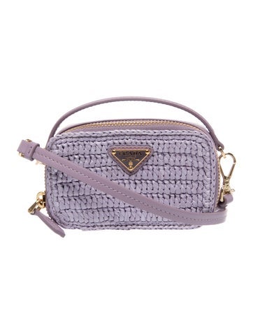 Enameled Metal Triangle Crossbody Bag Mini