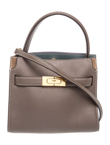 Leather Lee Radziwill Petite Double bag Petite
