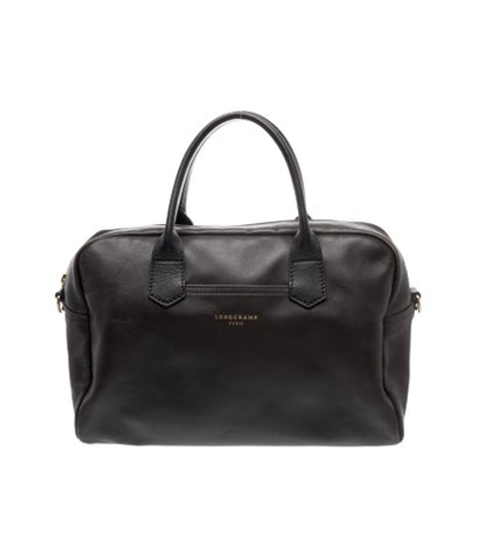 Longchamp Leather Top Handle Bag