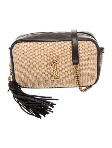 Raffia Crossbody Bag