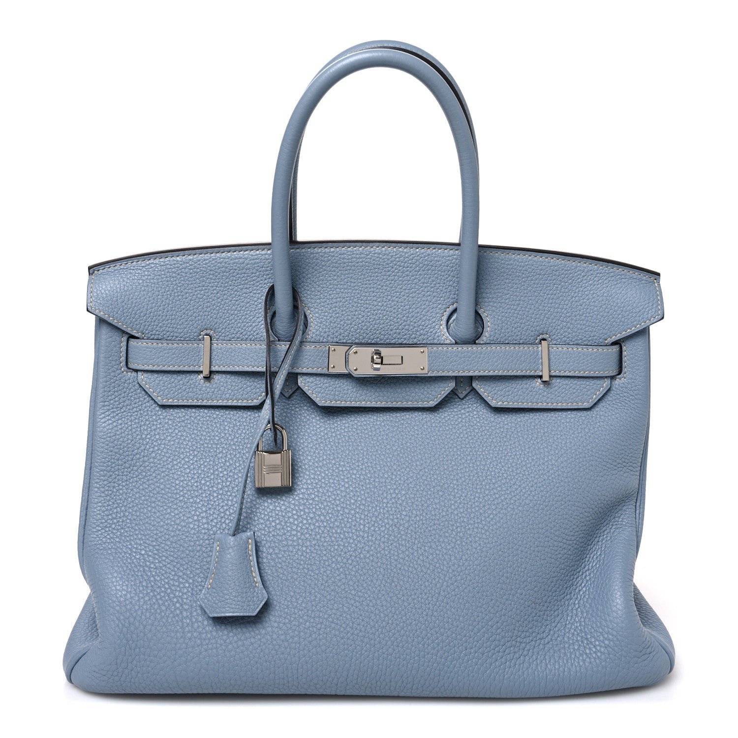 Hermes Hermes Togo Birkin 35 Bleu Lin