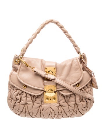 Miu Miu Leather Shoulder Bag