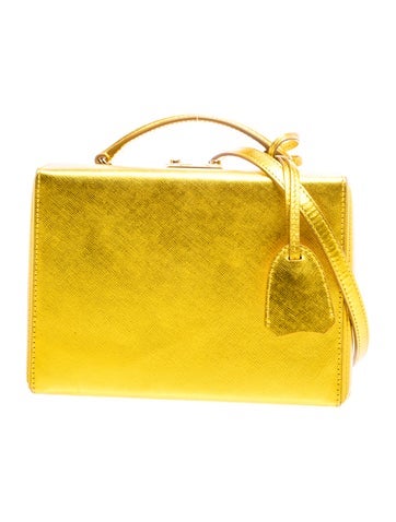 Mark Cross Leather Top Handle Bag