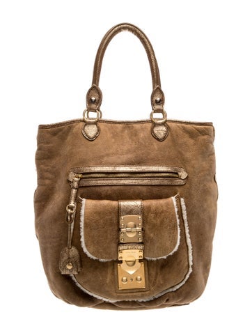 Suede Tote Vintage