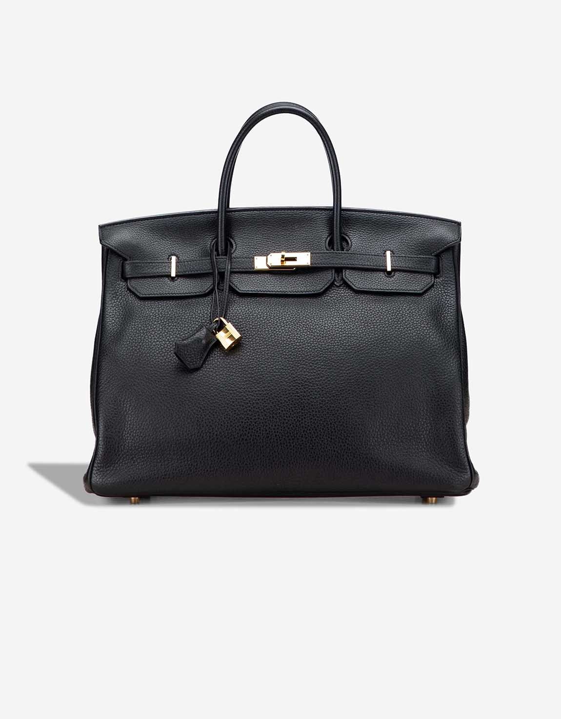 Hermes 
		Birkin 40 Clémence Black    