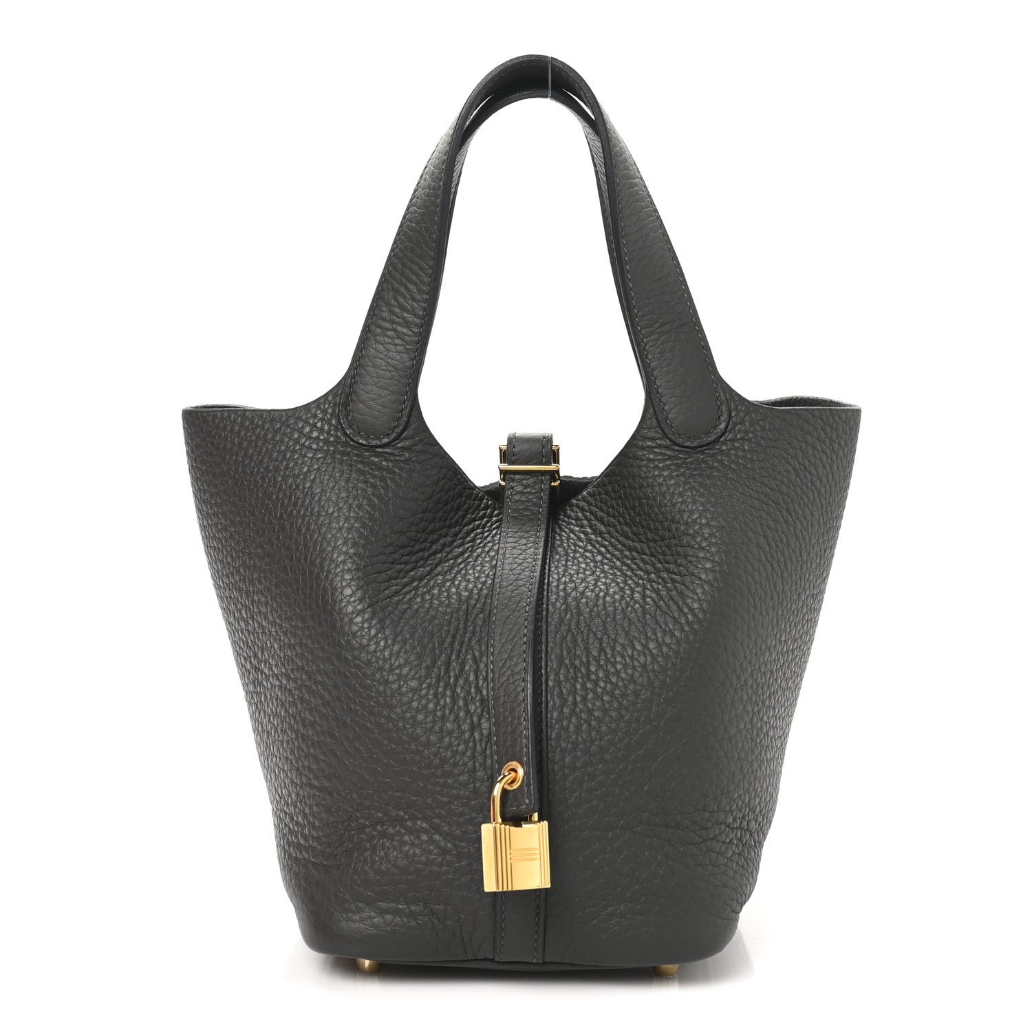 Hermes Taurillon Clemence Picotin Lock 18 PM Ardoise