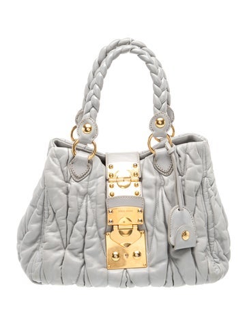 Leather Top Handle Bag