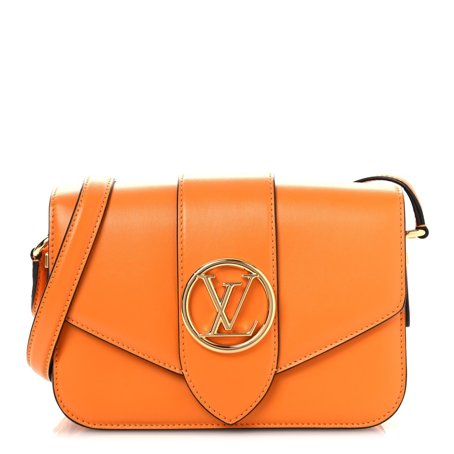 Louis Vuitton Smooth Calfskin LV Pont 9 Summer Gold