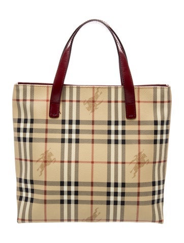 Haymarket Check Top Handle Bag