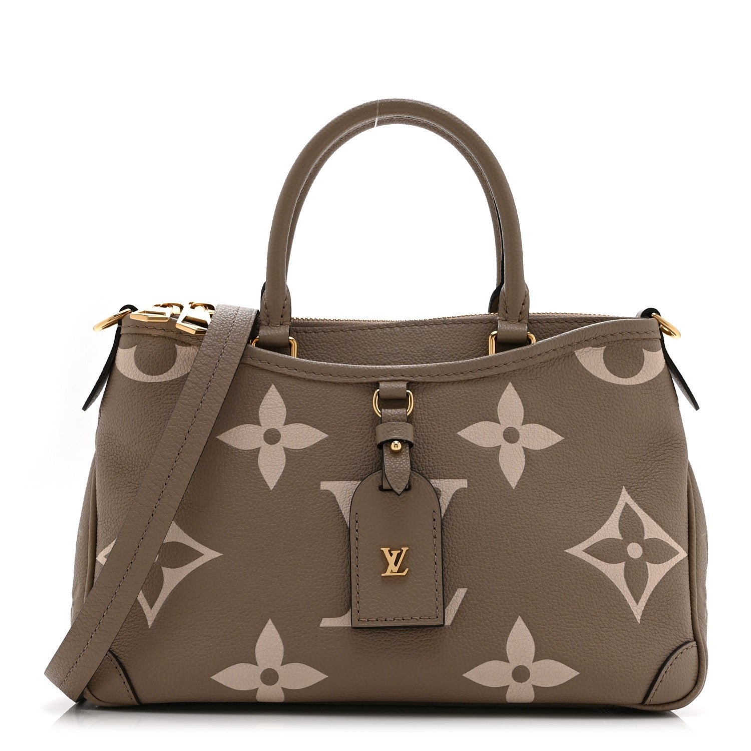 Louis Vuitton Empreinte Monogram Giant Trianon PM Tourterelle Creme