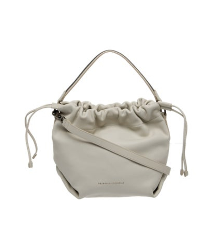 Brunello Cucinelli Cucinelli Leather Top Handle Bag