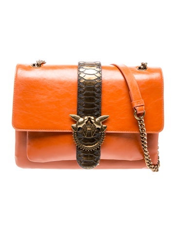Pinko Leather Shoulder Bag