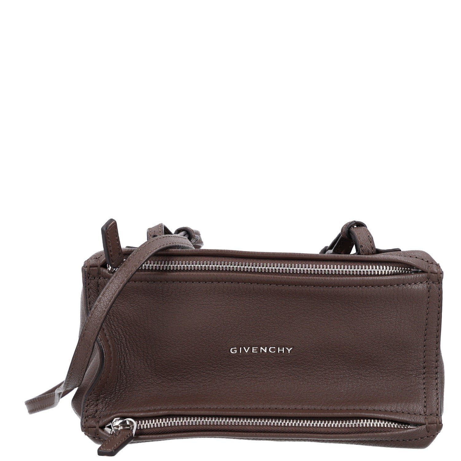 Givenchy Sugar Goatskin Mini Pandora  Heather Grey