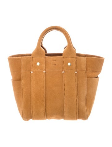 Suede Top Handle Bag
