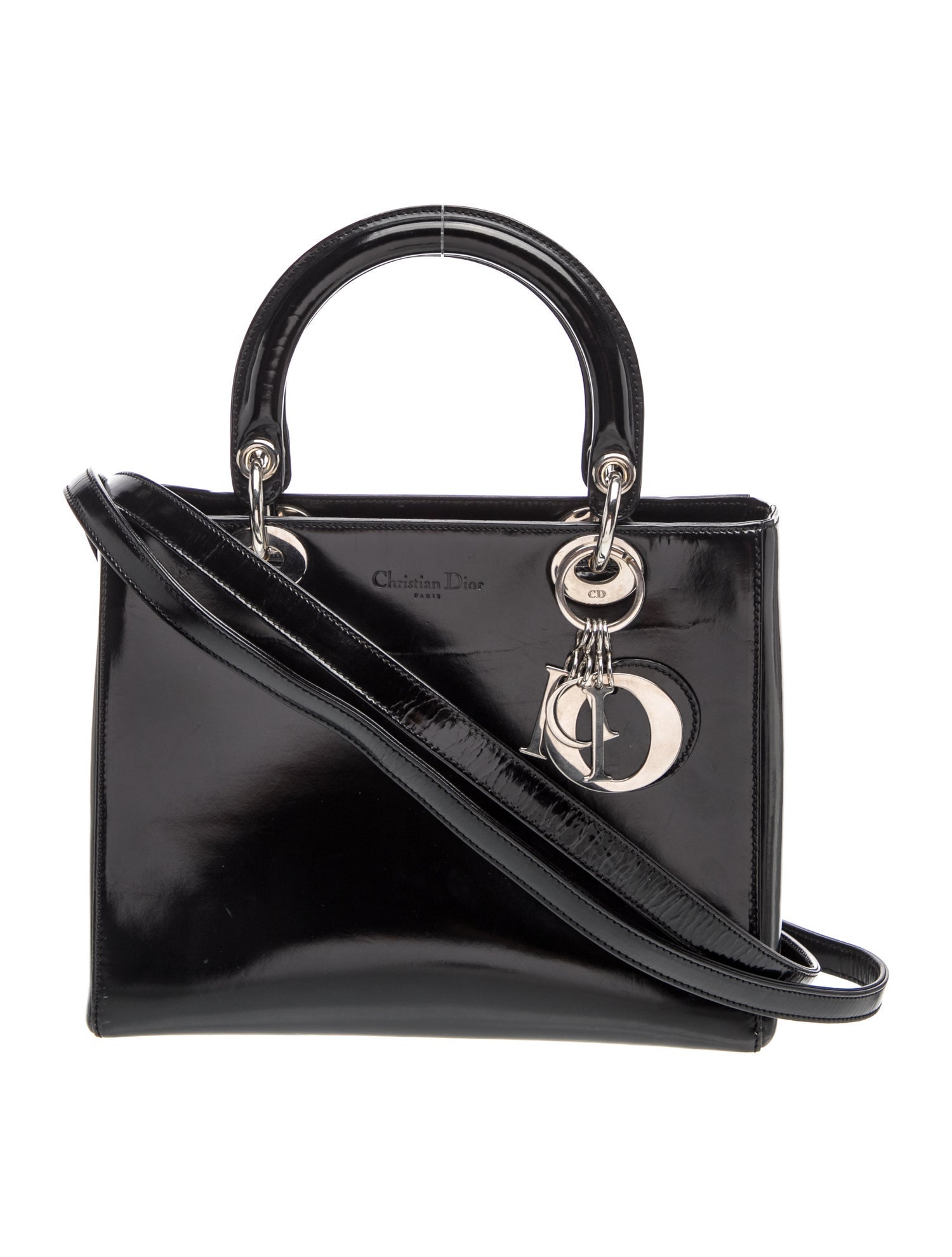 Leather Lady Dior Medium Vintage
