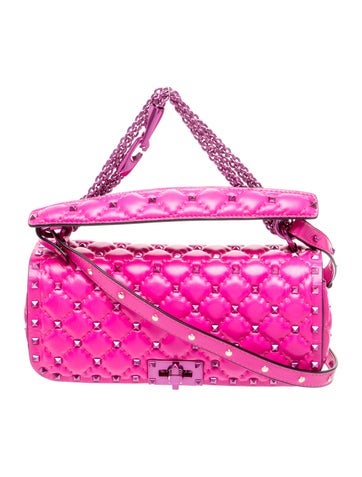 Rockstud Spike Rockstud Spike quilted shoulder bag Medium