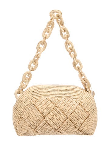 Raffia Shoulder Bag w/ Tags