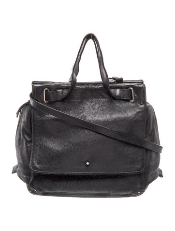 Leather Top Handle Bag